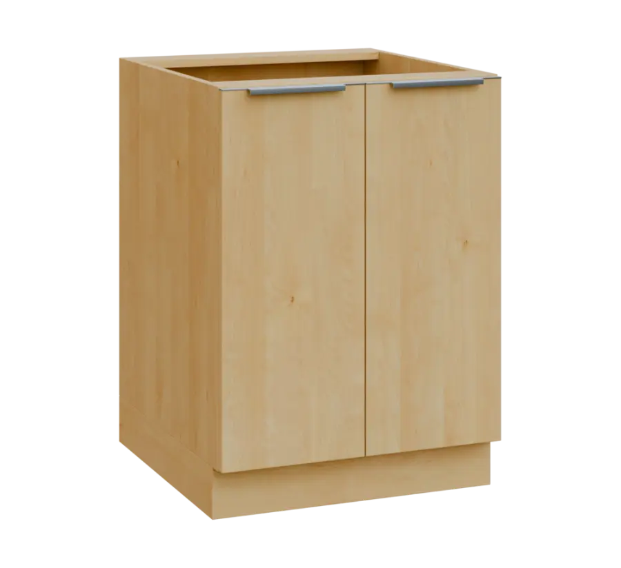 SIS - 6D2 spodní skříňka, 2-dveřová, 870x600x600, javor horský